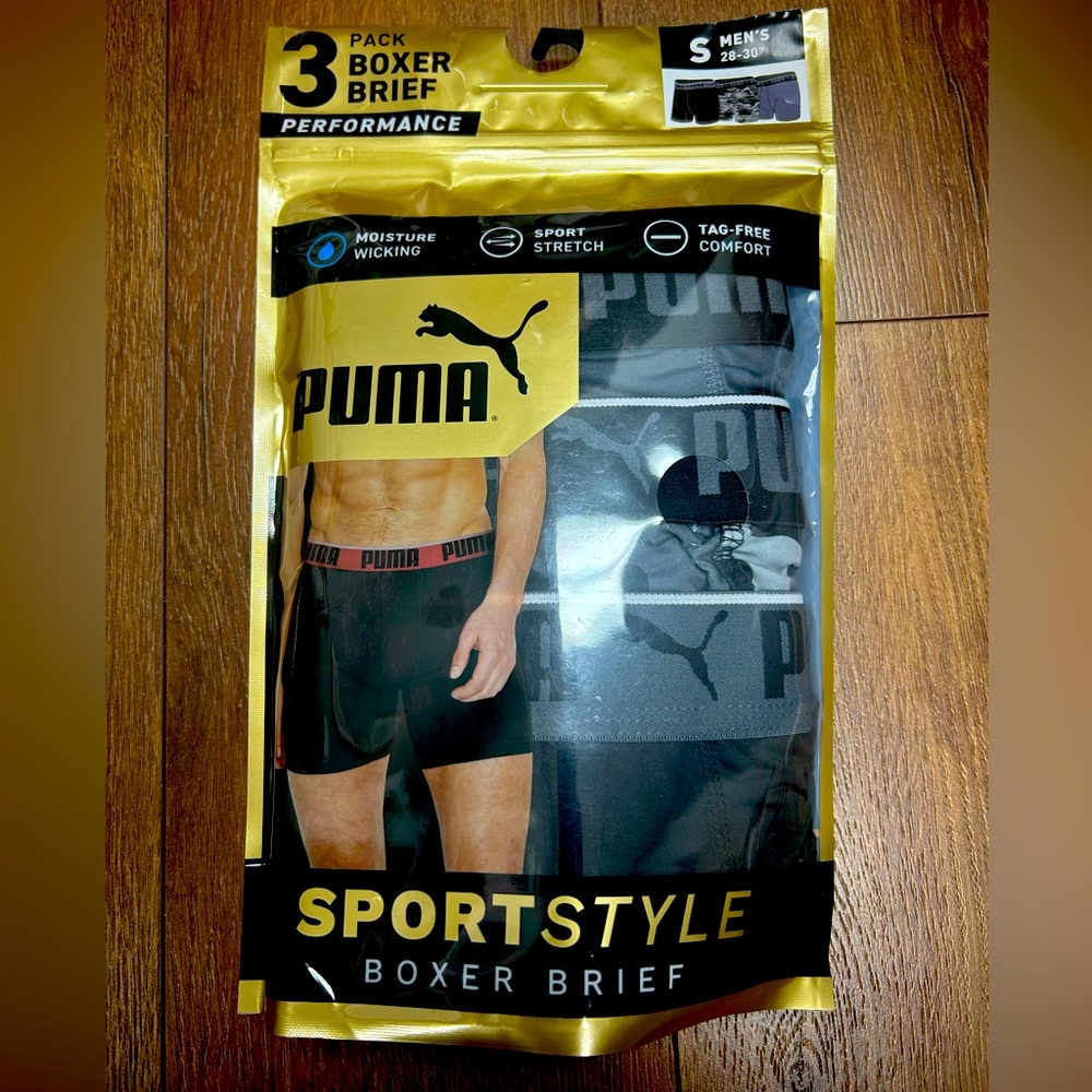 Mens sports style boxer briefs